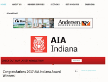 Tablet Screenshot of aiaindiana.org